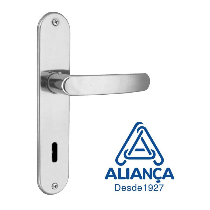 FECHADURA INTERNA PREMIUM CROMADA 2700/71 - ALIANÇA