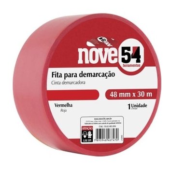 FITA ADESIVA DEMARCAÇÃO 48mm X 30m - NOVE54