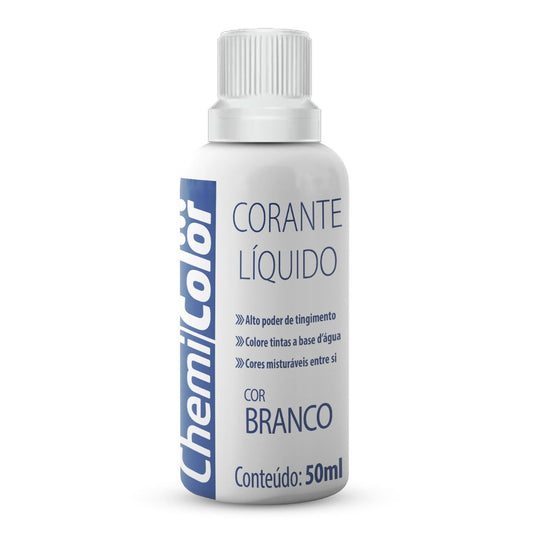 CORANTE LÍQUIDO BRANCO 50ml - CHEMICOLOR