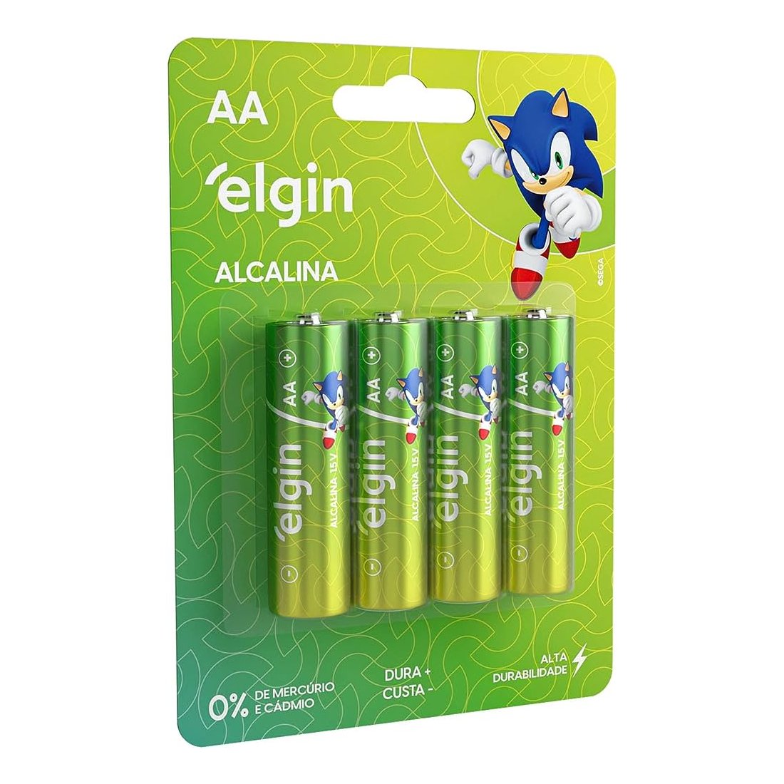 PILHA ALCALINA AA 1,5V C/ 4 UNIDADES - ELGIN