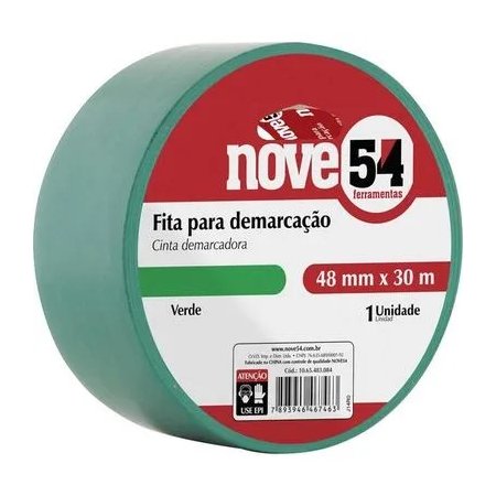 FITA ADESIVA DEMARCAÇÃO 48mm X 30m - NOVE54