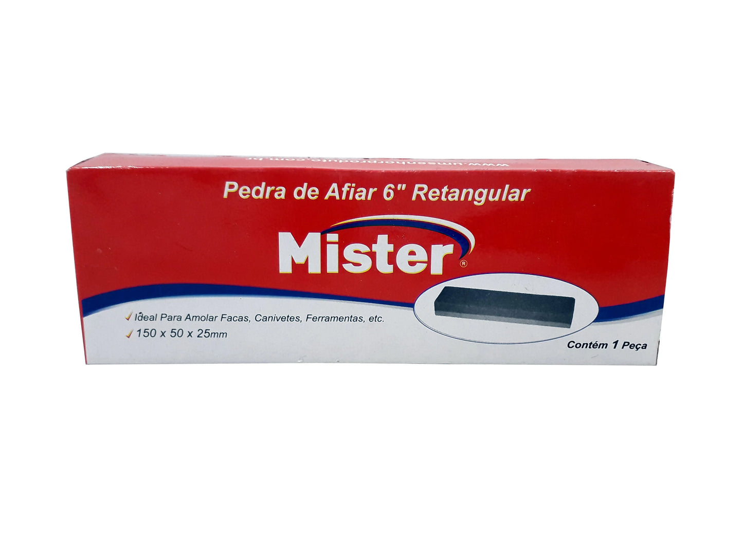 PEDRA DE AFIAR RETANGULAR 6 - MISTER