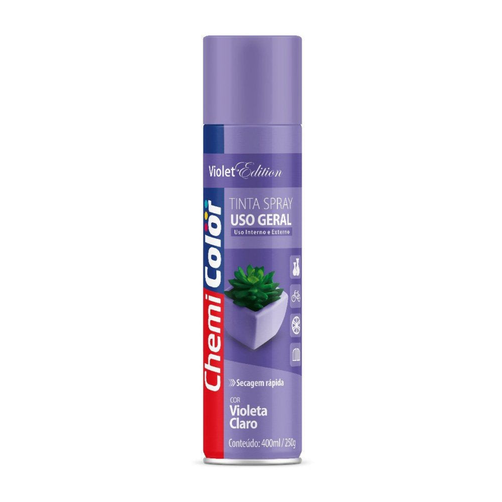 TINTA SPRAY CHEMICOLOR 400ML CORES LISAS