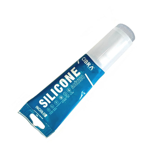 ADESIVO DE SILICONE ACÉTICO INCOLOR 50g - CIBRA