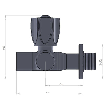 ADAPTADOR PARA MÁQUINA DE LAVAR LOUÇA 1/2" C-33 - PEVILON