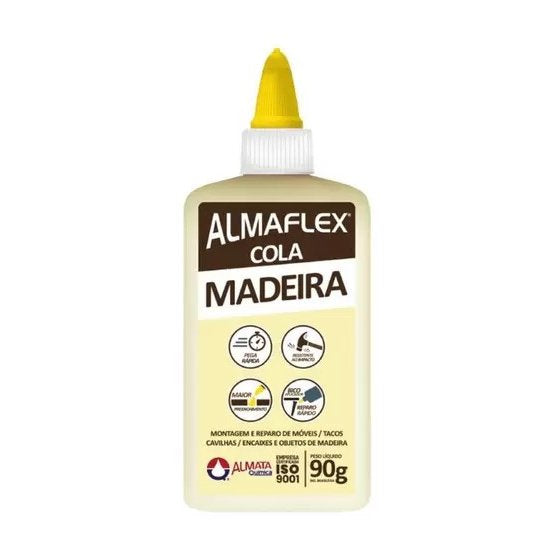 COLA DE MADEIRA 90g - ALMAFLEX