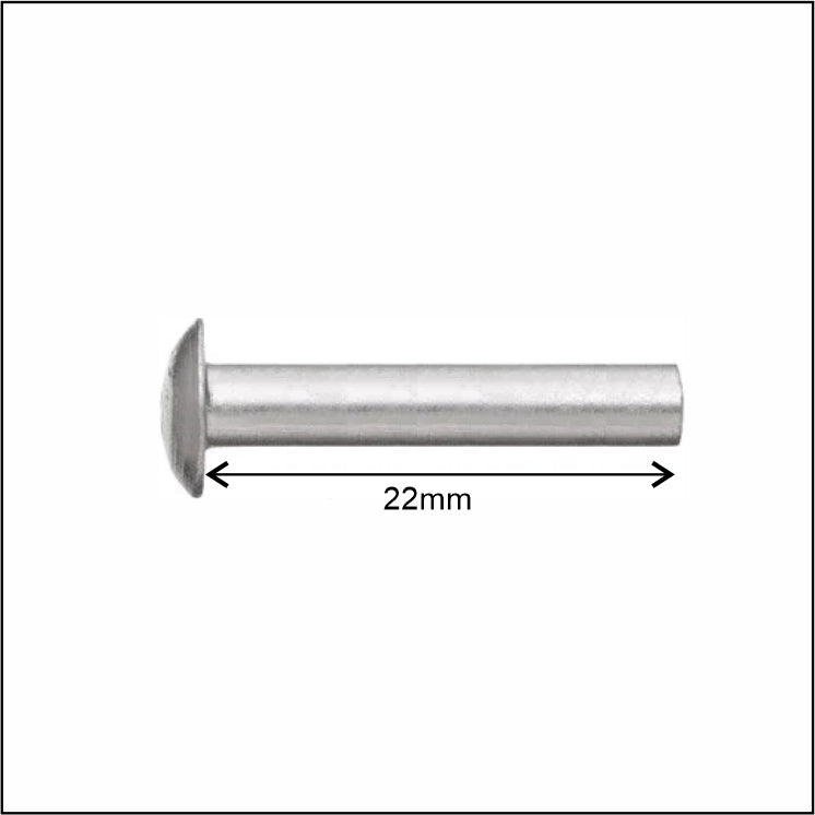 REBITE ALUMINIO MACIÇO CABEÇA LENTILHA