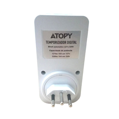 TEMPORIZADOR DIGITAL BIVOLT ATOPY